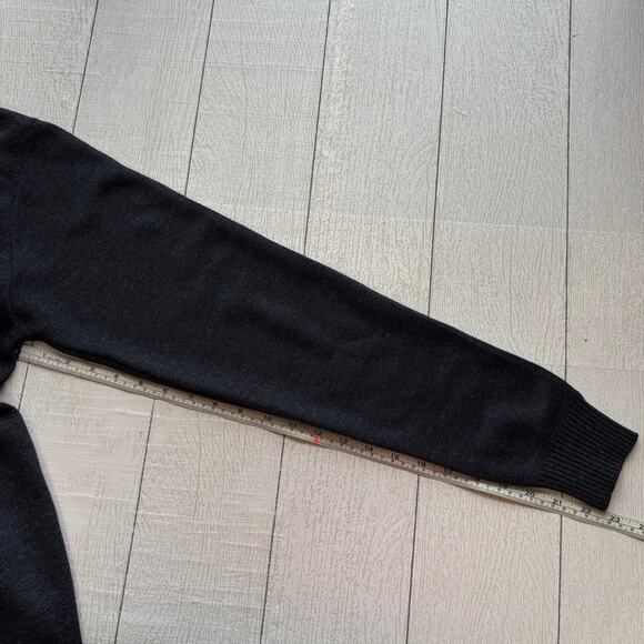 True Rock 1/4 Zip Blue Black Pullover Sweater Size Large - Picture 8 of 10